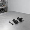 Turntable Accessories Replacement Part Black Dust Cover Hinge Plastic Construction Sturdy Construction Easy Installation