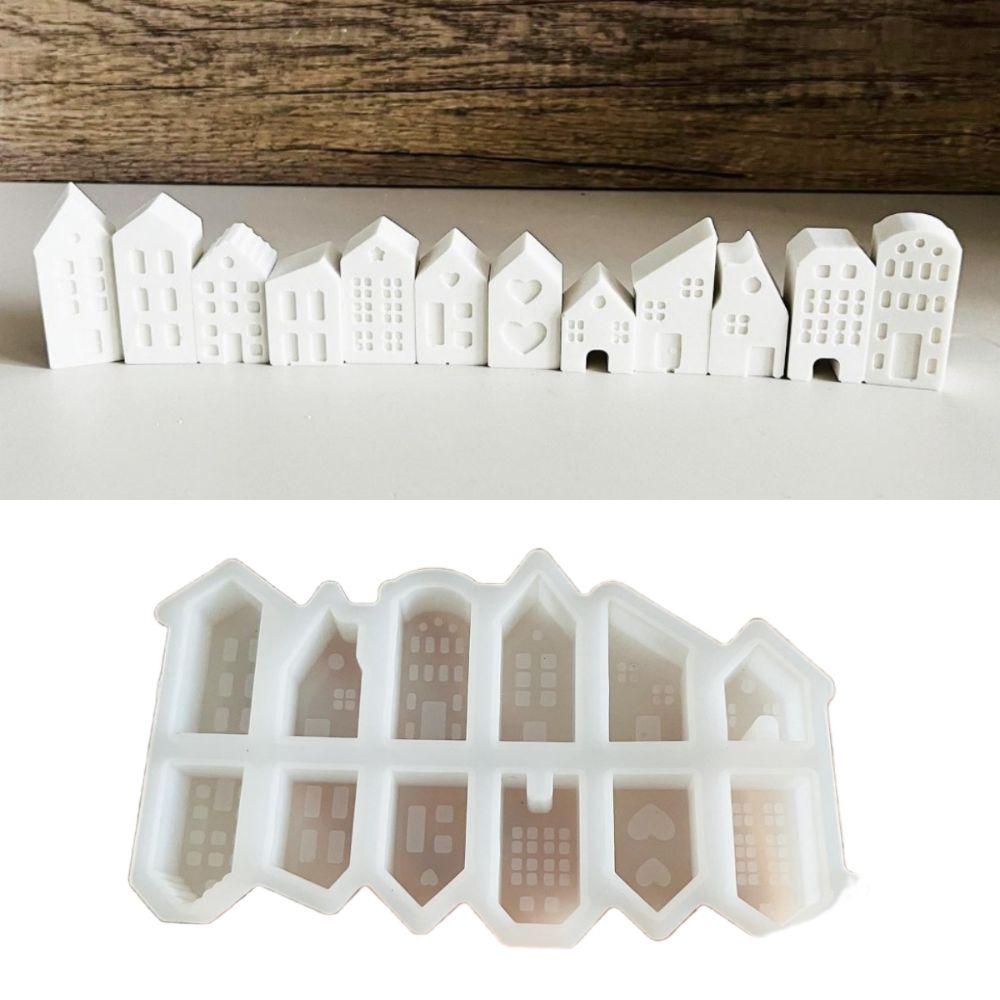 Soft Silicone Candle Mold Mini 12-hole Plaster Cement Mould Reusable Soap Molds