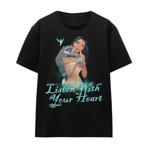 Pocahontas Unisex Adult Listen With Your Heart T-Shirt