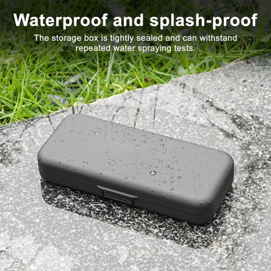 Чехол для переноски фильтров для DJI Osmo Pocket 3 Водо- и пылезащитный Чехол-органайзер для хранения оптики, линз, ND, UV, CPL фильтров, карт памяти и аксессуаров