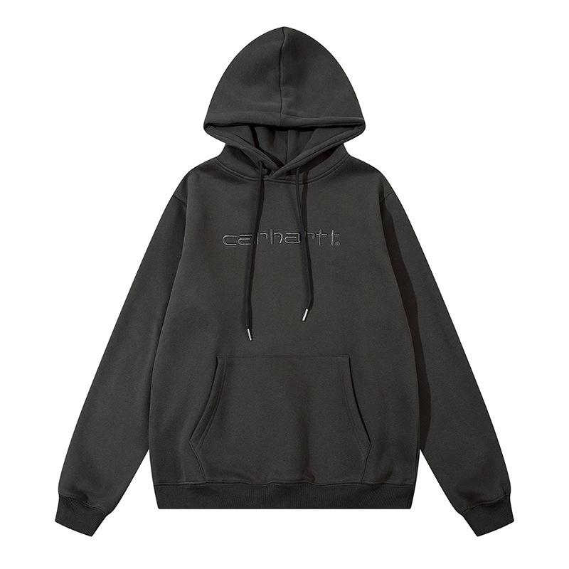 Carhartt Classic Unisex Embroidered Hoodie - Trendy European and American Style