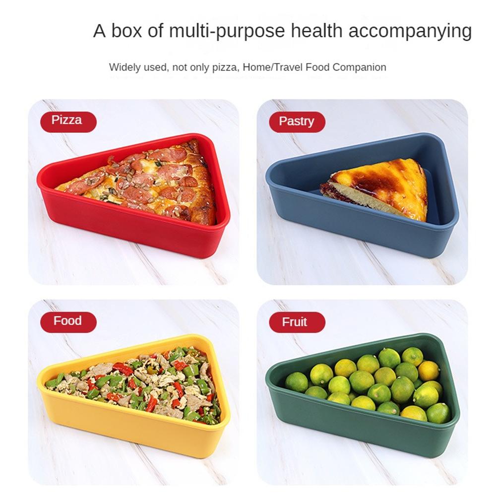 Коробка для пиццы сохраняет свежесть, герметично закрывается, подходит для микроволновки, легко хранить, герметичная коробка для завтрака для взрослых, коробка для завтрака экономит место