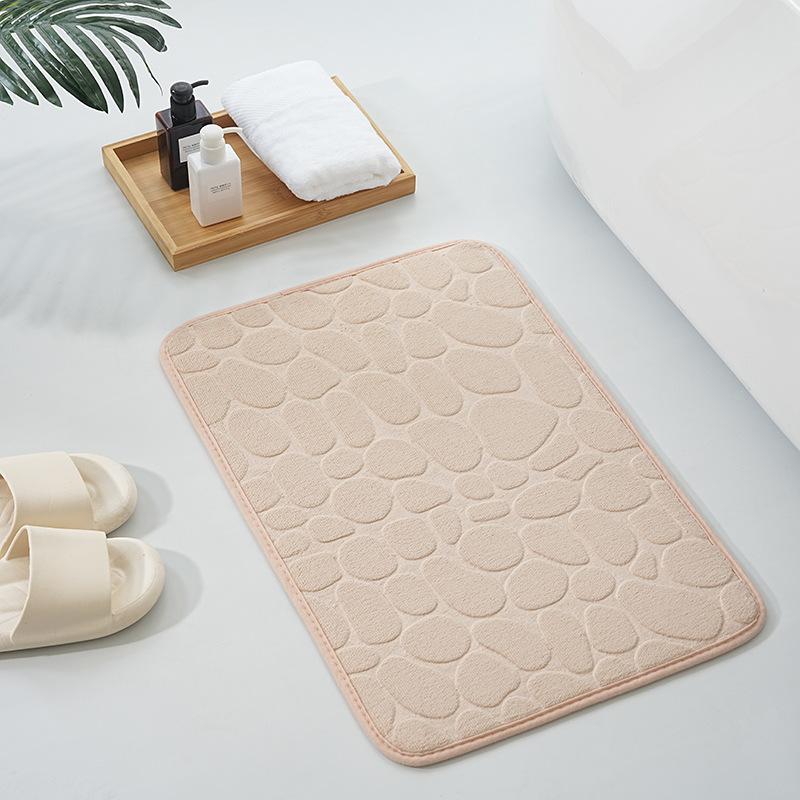 2 шт. Сверхмягкие Толстые Коралловые Флисовые Коврики для Ванной - Быстросохнущие Нескользящие Набор из 2 Ковров Дизайн для Домашнего Декора