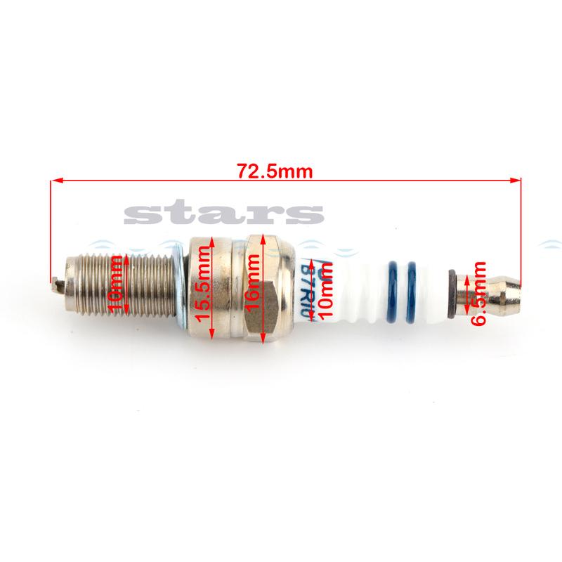 Иридиевая свеча зажигания для мотоцикла B7RIU для CR7E CPR7EA-9 CPR8EA-9 CPR8EAIX-9 96067 CR8E CR8EIX IU24 IU22 UR4DC PRG6HCC
