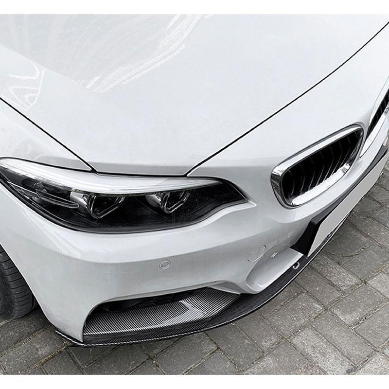 Car Front Bumper Spoiler Lip For BMW 2 Series F22 F23 M235i M240i 220i 228i 230i M-Sport 2014-2019 Diffuser Guard Tuning Bodykit
