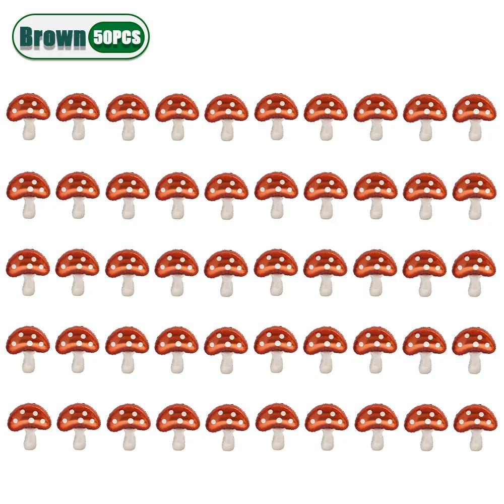 31x21 дюйм Фольгированные шары в виде грибов Большие Тема леса Вечеринка по случаю дня рождения Рождественское украшение Надувные шары-грибы Принадлежности