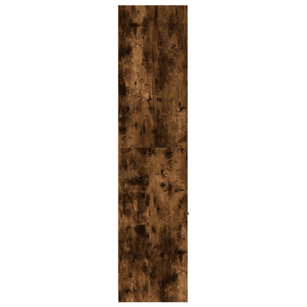 Apothecary Cabinet Smoked Oak 30 x 41 x 174.5 cm Engineered Wood