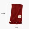Keep Warm Knit Scarf New Year's Neckerchief New Cross Scarf  Women