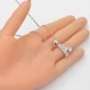 Anniyo A-Z Small Letters Necklaces Women Girl Silver Color Initial Pendant Chain English Letter Jewelry Alphabet  #208306