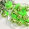 12PCS-Pack Of Christmas Decoration Christmas Tree Ornaments With Green Hair, Cute Decoration Props