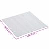 Self Adhesive Floor Planks 30.5 x 30.5 cm 20 pcs PVC White