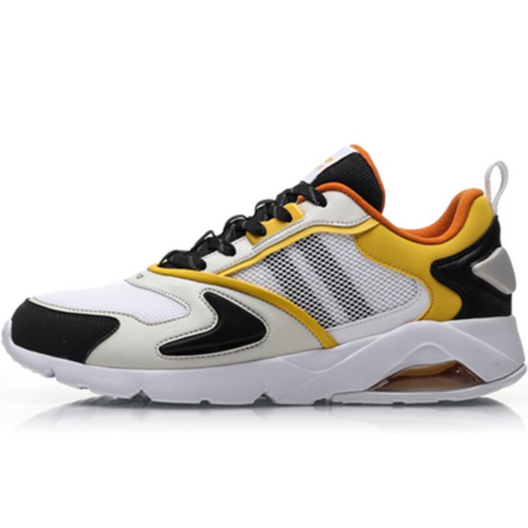 Li Ning Classic Mesh Shock Absorbing Non-Slip Low-Top Casual Shoes Men sneakers Black White AGCP219-2