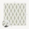 Vinyl Tiles with Graphics for the Bathroom. Diamond Pattern in a Grid 9x30x30 cm