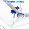 Ceiling Fan Duster, RV Awning Mop with Bendable Pad, Extendable Poles for Cleaning Home Camper Trailer Truck