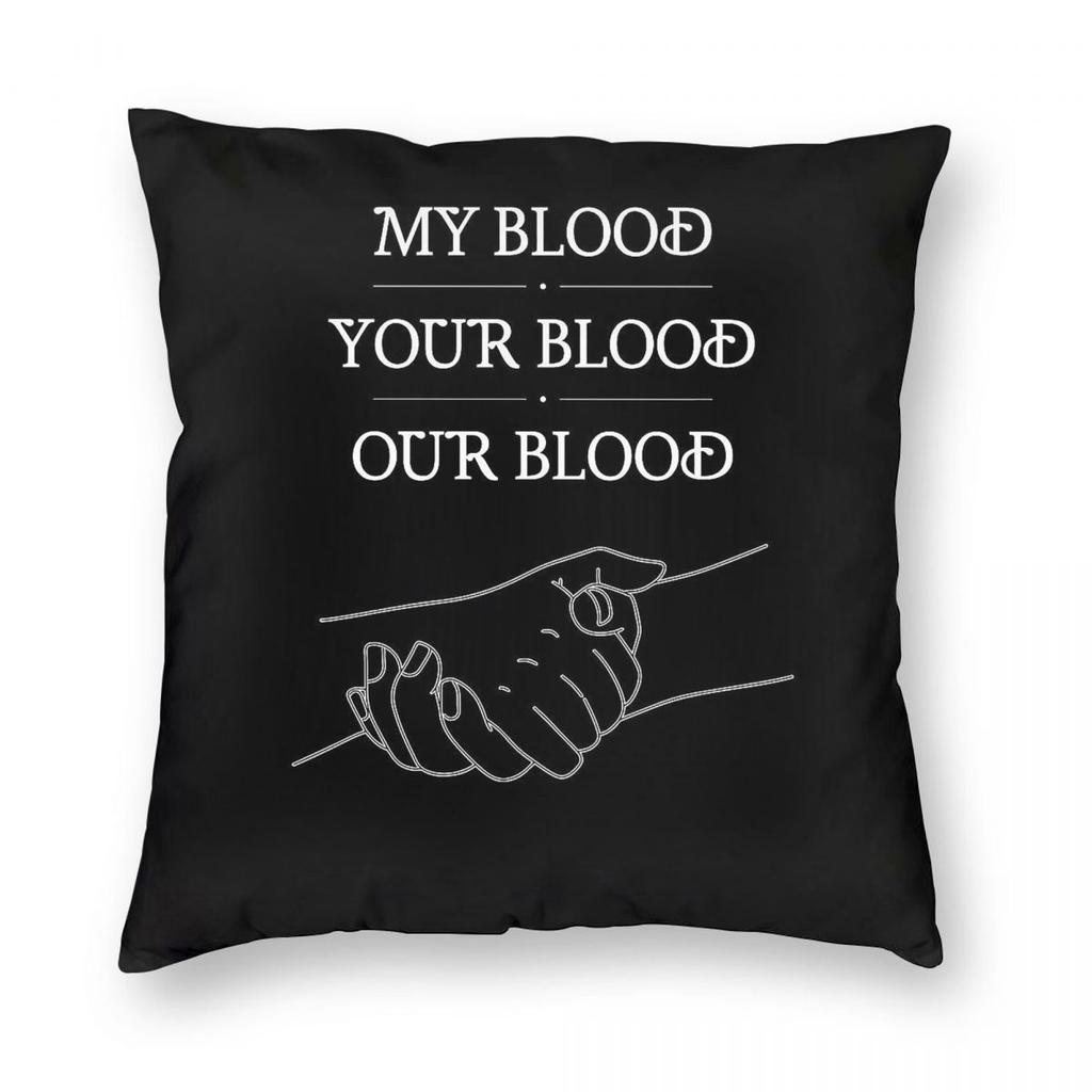 Our Blood Practical Magic Pillowcase Polyester Linen Velvet Printed Zip Decor Throw Pillow Case Car Cushion Cover