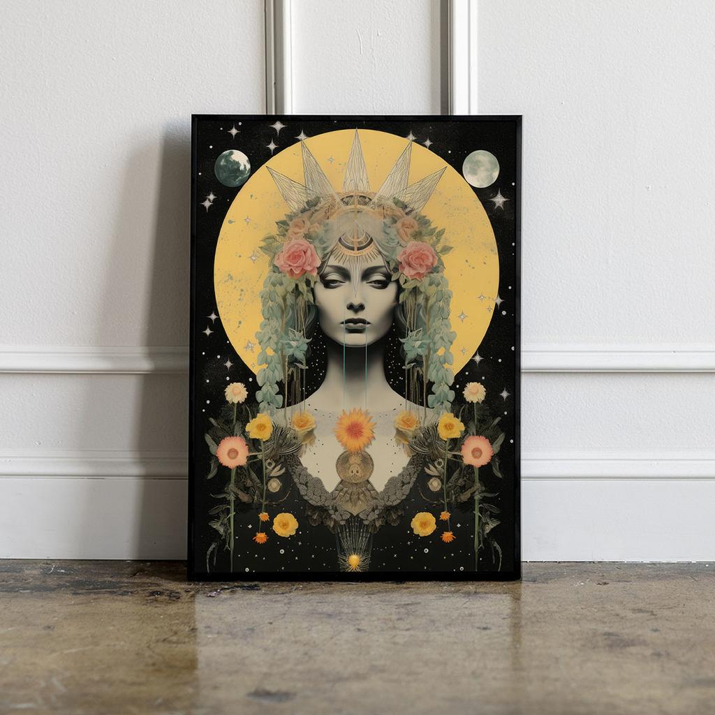 Plakat magiczny karta tarota