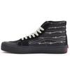 Sk8-Hi 138 SF 'Колючая проволока' (унисекс) Черно-белые кеды для скейтборда VN0A3ZCEUPW