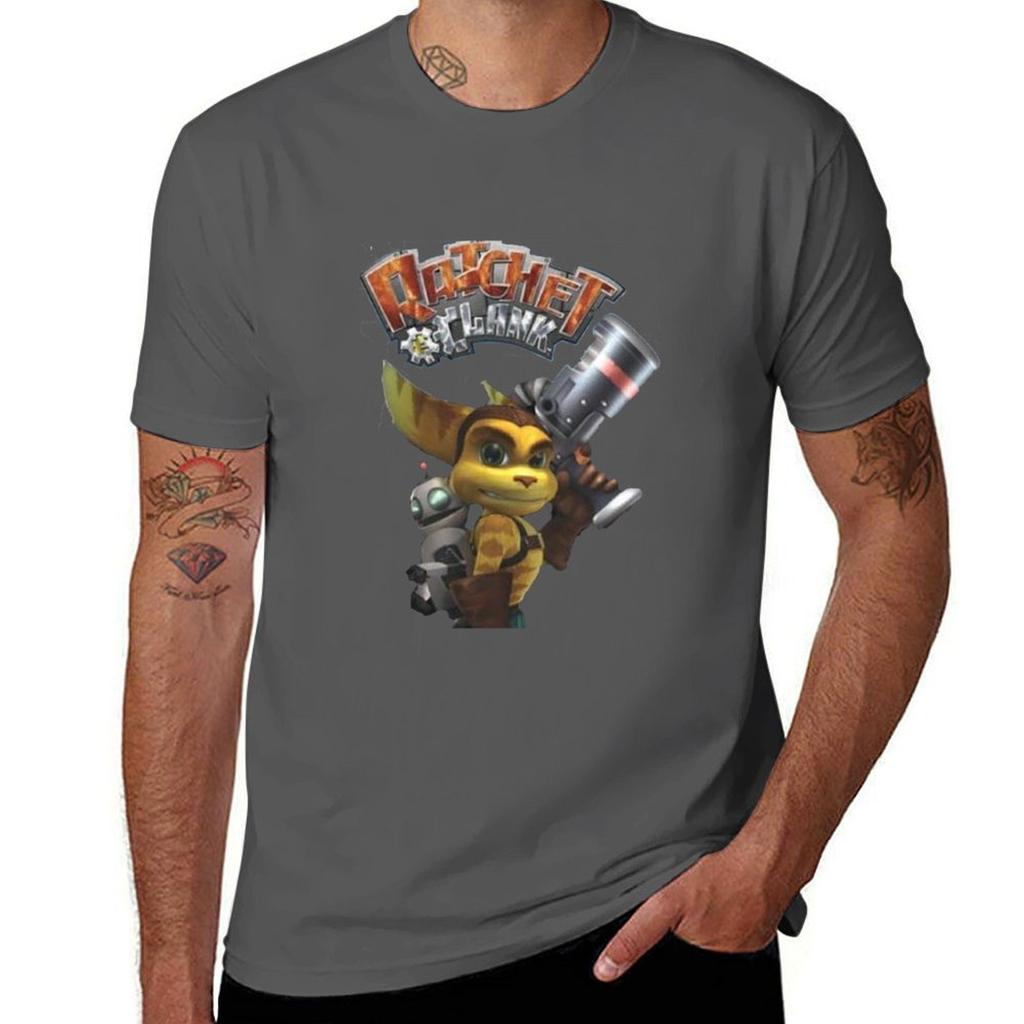 Ratchet Clank TShirt Gym Exercise Short Sleeve TShirt