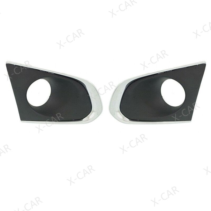 For Chevrolet Trax 2013 2014 2015 2016 Front Bumper Fog Lamp Foglight Cover Frame Cap Bezel