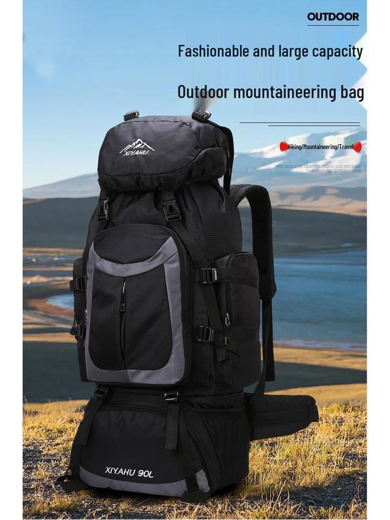 90L Waterproof Outdoor Hiking and Camping Backpack for Men