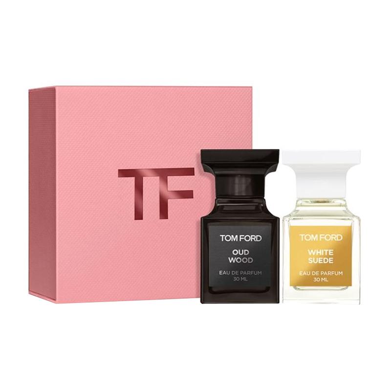 Tom Ford Oud Wood And White Suede Set