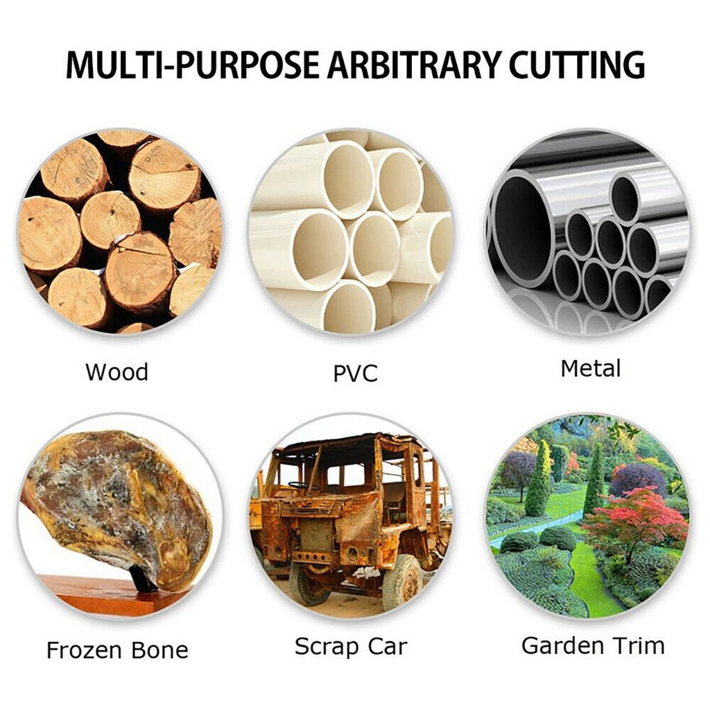 12 PCS Reciprocating Saw Blades Pruning Saw Blades Saber Saw DIY Tools for Cutting Wood Metal Pipes