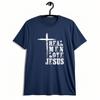 Real Unisex Love Jesus Cross Tshirt Christian Faith Religious Graphic Tee For Unisex Faithbased Cross Printed Tshirt Cotton Tops