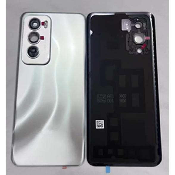 A+++ Battery Housing Repair For Oppo Reno 12 Back Cover Glass Rear Door Case Shell + Camera Lens Adhesive Replacement Parts