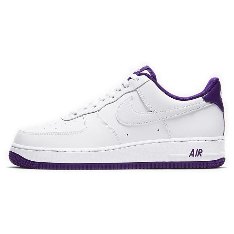 Nike Air Force 1 Low 'Voltage Purple' (Unisex) White / Voltage Purple Skateboard Shoes CJ1380 100