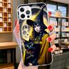 Black Kitten Halloween Pumpkin Cover Phone Case For iPhone 16 17 Air 15 14 Pro Max 16E Phone Case 13 Mini 12 11 7 SE 8 Print Pat