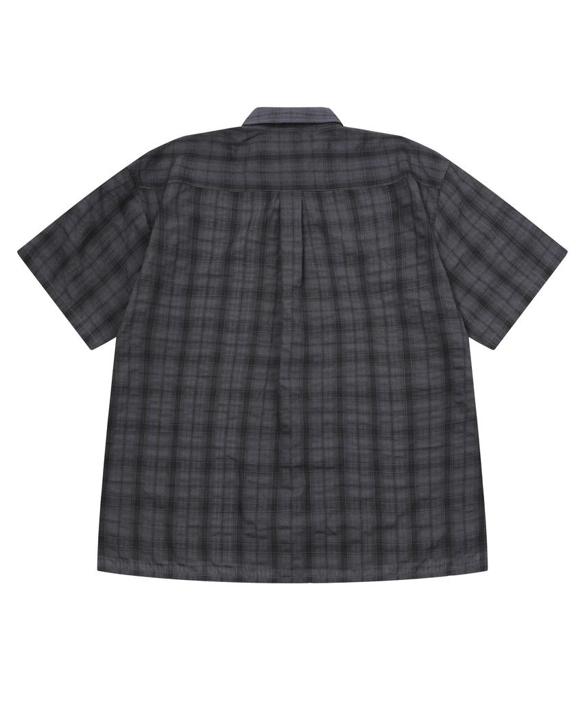MUCENT Dant Check Short Sleeve Shirt Unisex
