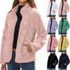 Женское однотонное свободное модное теплое пальто большого размера с длинными рукавами