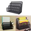 Card Shelf Folder Document Stand Mesh Storage Box Mesh Tray File Storage Rack Letter Paper Holder