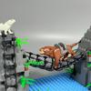Нетоксичные Moc Кирпичи Светящийся Волк Подъемный Мост Мост Каменная Панель Скальный Сад Гора Diy Городской Пейзаж Приключенец Кино Модель Детские Игрушки