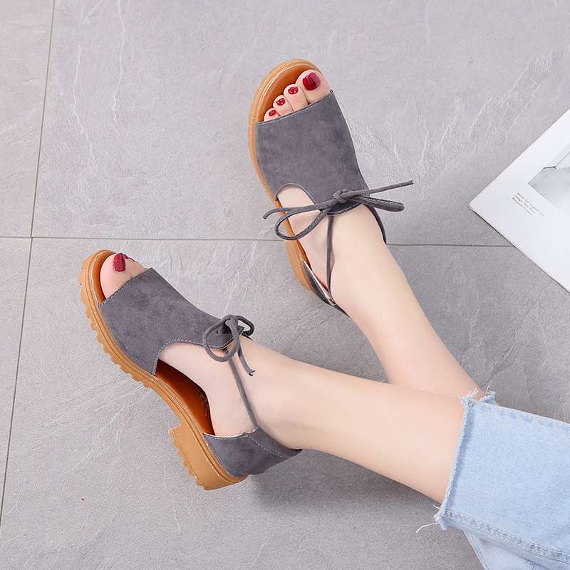 Sandals Women's Summer Flat 2025 New Korean Version Fashion Simple Student Versatile Sports Straps Women's Shoes Sandals Women's