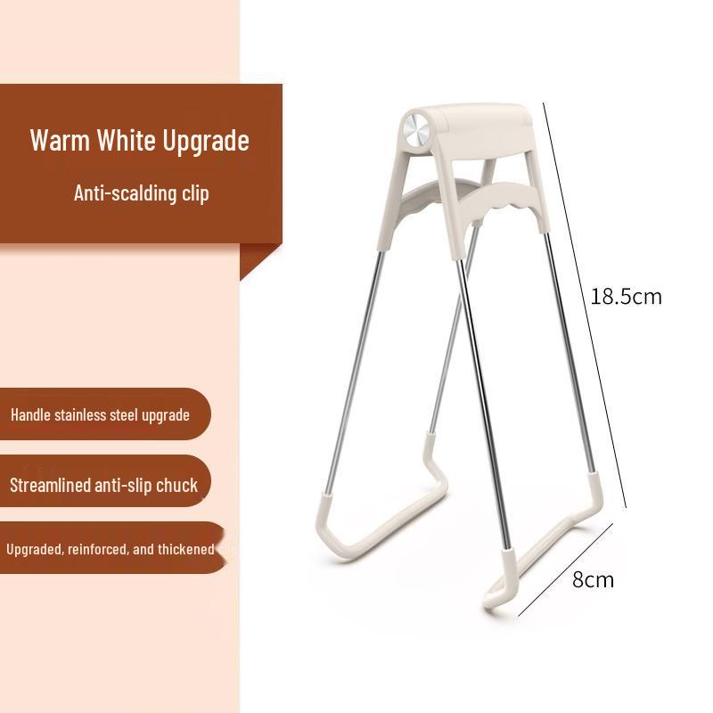 Silicone Non-Slip Bowl Lifter and Plate Clip for Microwave and Steamer Safety