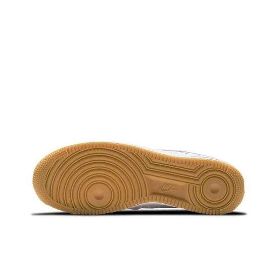 Nike Air Force 1 07 White Gum Светло-коричневые мужские кроссовки DJ2739-100