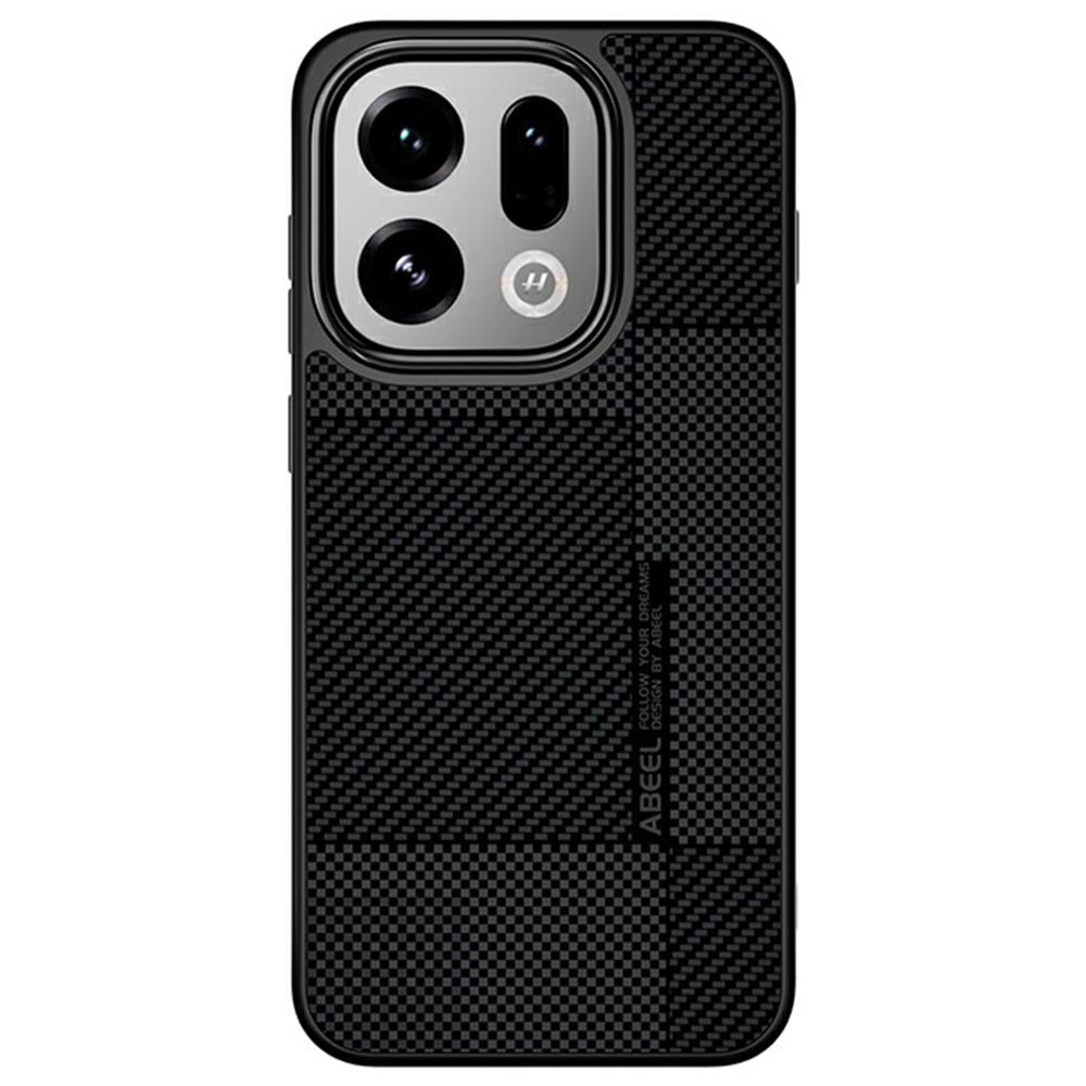 Серия ABEEL CF-Lyocell для Oppo Find X9 5G Магнитный чехол Микрофибра + ПК + E-TPU Чехол для телефона