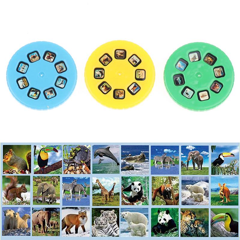 Детский проектор-фонарик с животными, фруктами, динозаврами, мультяшный, для сна, светящийся ночник