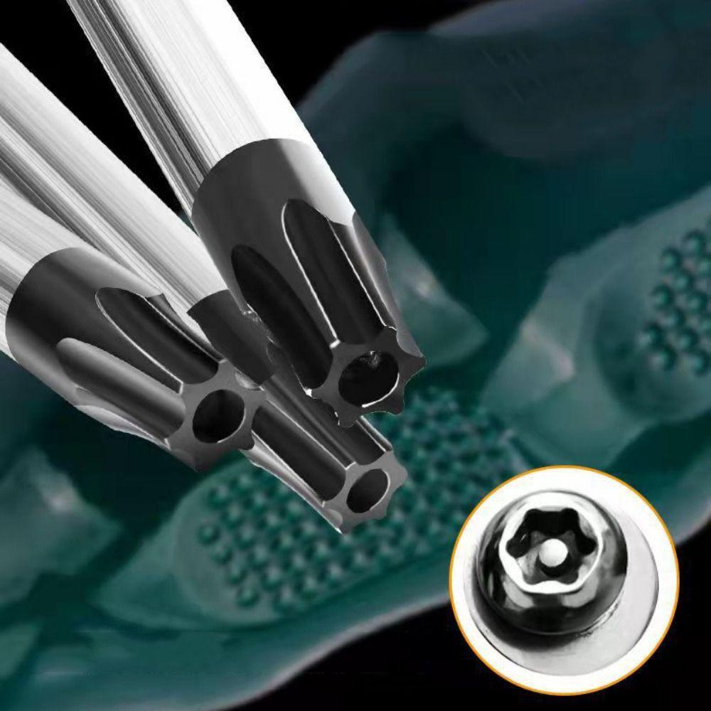 Portable 400mm Torx Screwdriver with Hole T15 T20 T25 T30 Repair Screw Driver High Quality Home Repair Hexagon Screwdriver