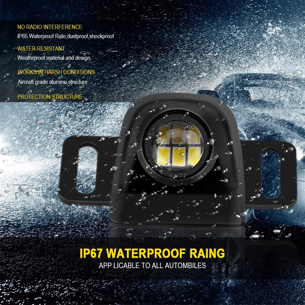 1x светодиодный фонарь заднего хода для автомобиля, грузовика, мигающая сигнальная лампа, универсальная вспомогательная резервная парковочная лампа для авто мотоцикла, водонепроницаемая