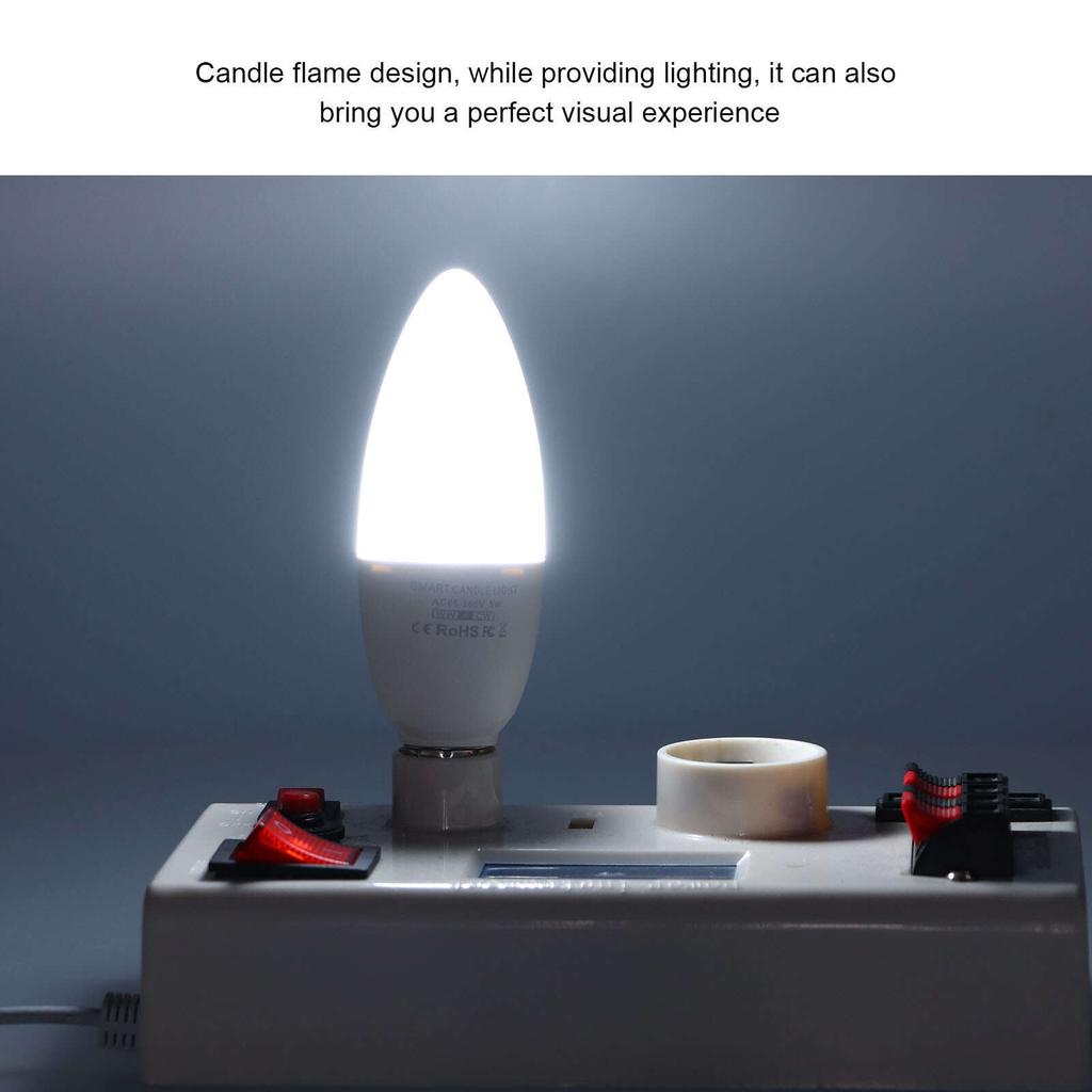 Wi-Fi Smart Lamp Bulb E14 Bright Household APP Remote Control LED Lamp for Tuya Cold White 85?265В