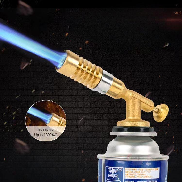 Портативная сварочная газовая горелка, пламя, бутановая горелка, зажигалка для барбекю на открытом воздухе, огнемет, кухонные принадлежности, сварочное оборудование