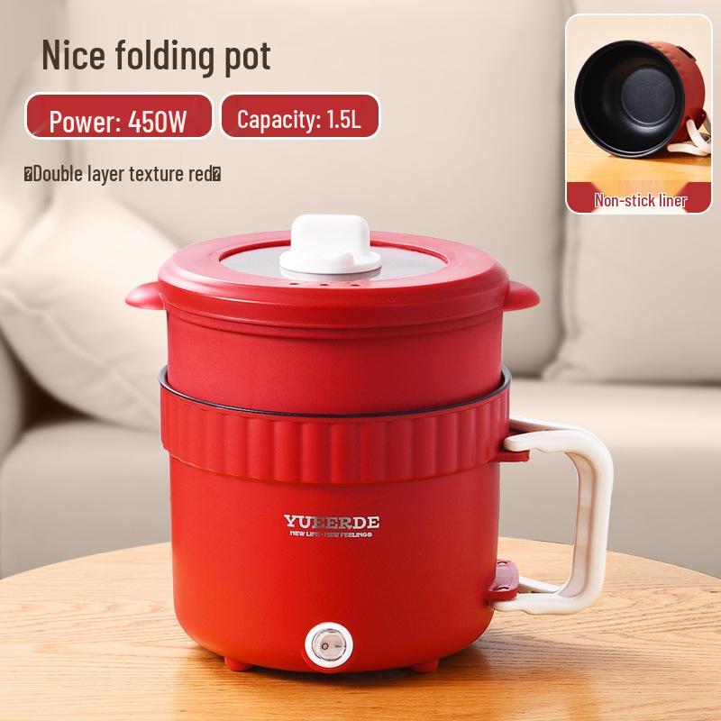 Compact Electric Mini Ramen Cooker - Multifunctional Instant Noodle Pot