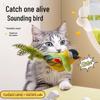 Cat Teaser: Feather Bird Toy for Kitten Chewing, Scratching, and Self-Entertainment
