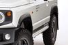 Jaos Fender Garnish Painted Matte Black Jimny JB64 Series B135513MB Type-X
