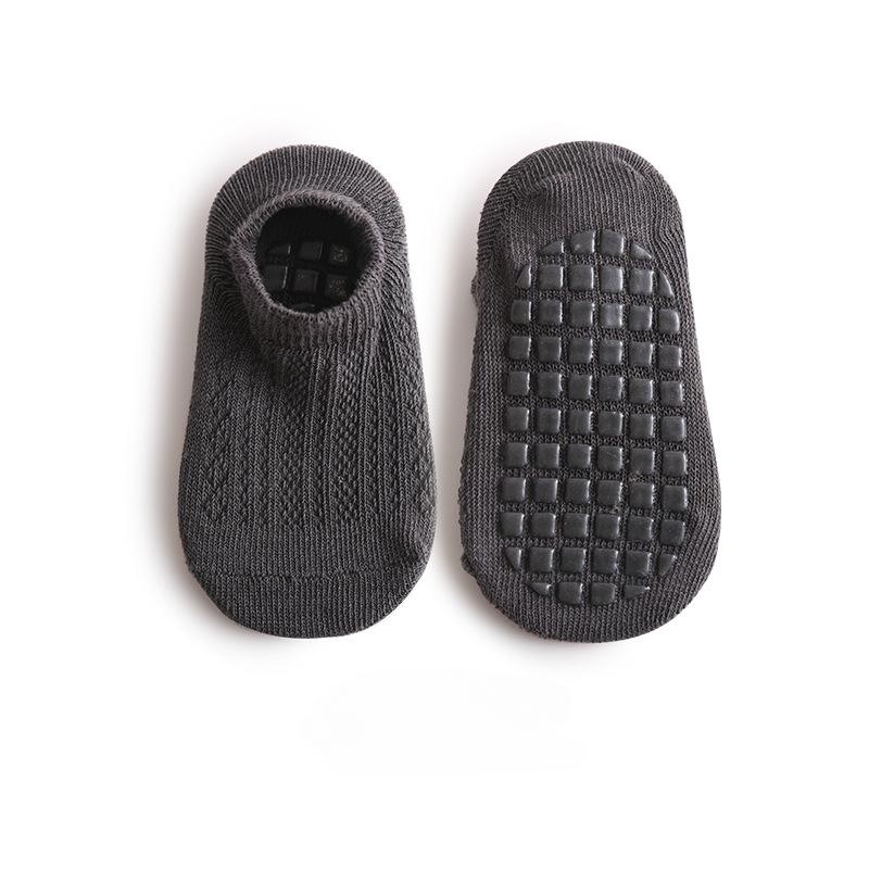 0-5 лет Хлопковые детские сетчатые носки Тонкие детские нескользящие напольные носки Короткие носки для малышей