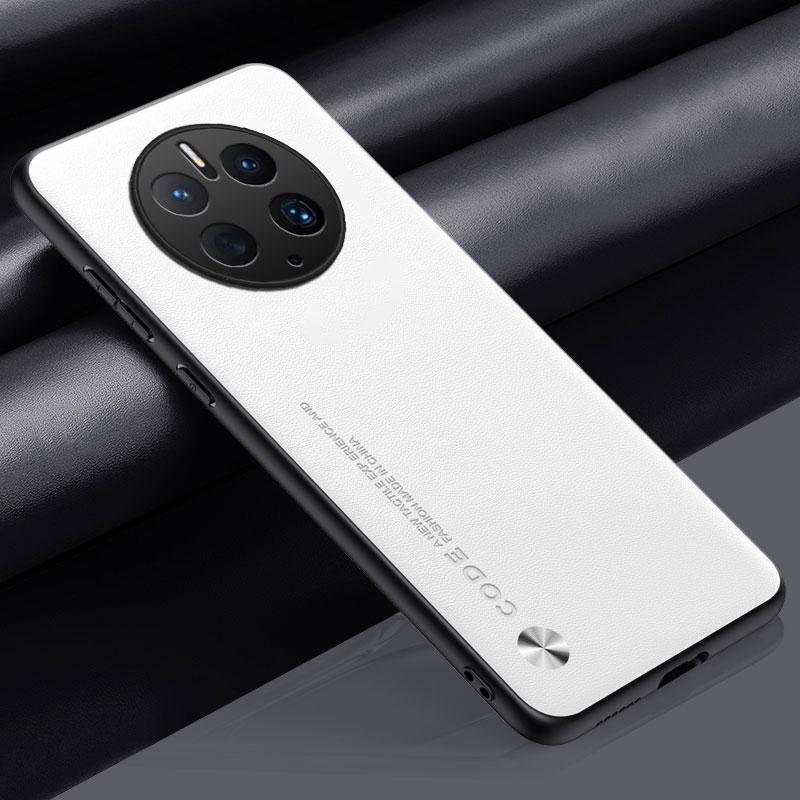 Роскошный чехол из искусственной кожи для Huawei Mate 50 Pro 50Pro, задняя крышка, матовый силиконовый чехол для телефона с полной защитой для Huawei Mate50 Pro