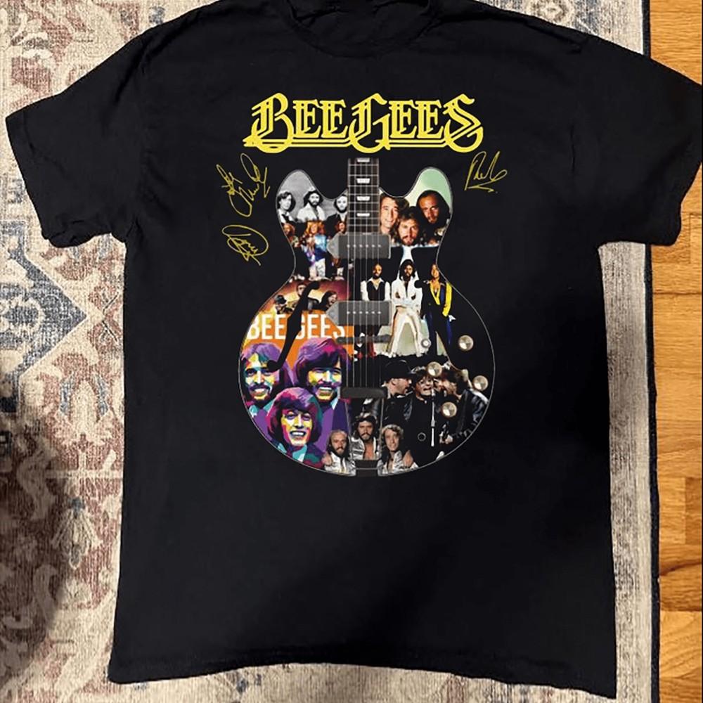 New Bee Gees band guitar Gift For Fans Unisex S-5XL Shirt OS160 Unisex T-Shirt