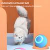 Electric Cat Ball Toys Automatic Moving Bouncing Rolling Ball with LED Lights USB Rechargeable Smart Interactive Cat Toy